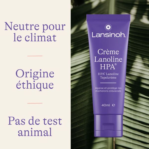 Lansinoh crème lanoline HPA pour mamelons 10ml