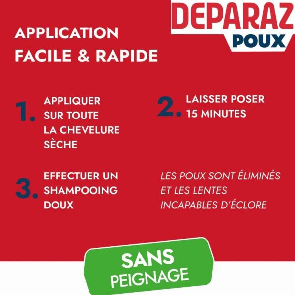 DÉPARAZ-poux Crystal lotion anti poux et lentes 100ml