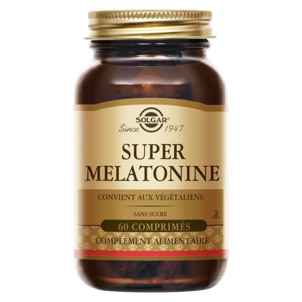 Solgar Super Mélatonine 1,9mg sommeil  60 comprimés