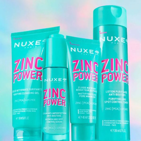 Nuxe Zinc Power fluide matifiant réducteur de pores 40ml