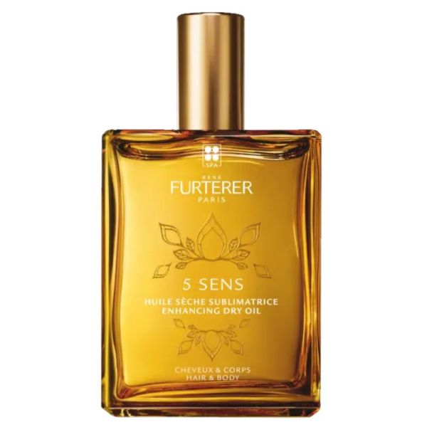 René Furterer 5 sens huile sèche sublimatrice cheveux et corps 100ml