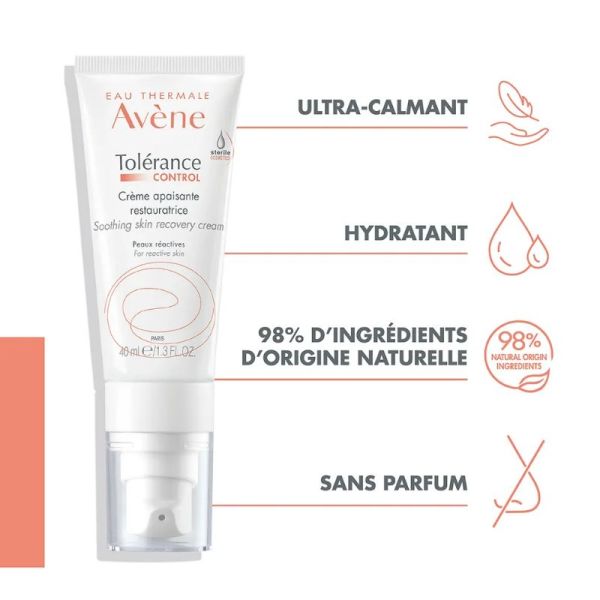 Avène Tolérance Control crème apaisante restauratrice 40ml