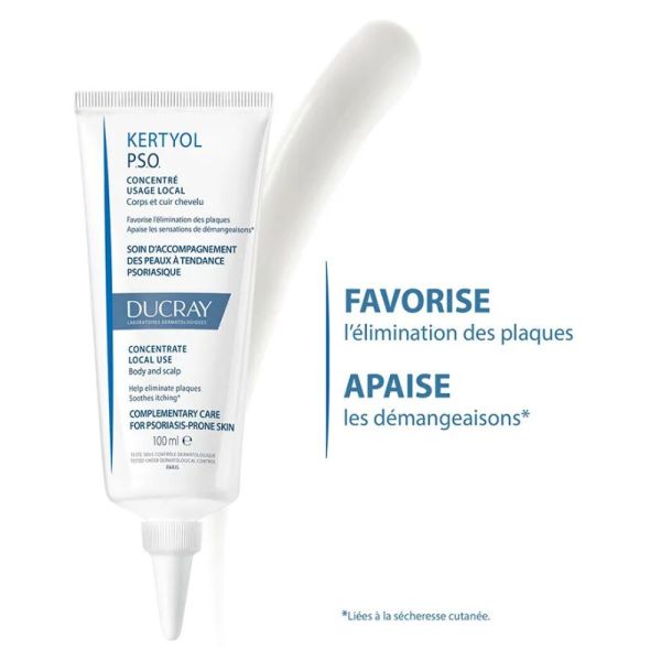 Ducray Kertyol PSO concentré corps et cuir chevelu 100ml