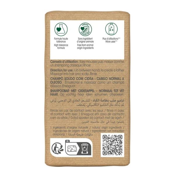 Klorane Cédrat Shampoing solide 80g