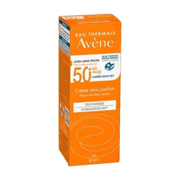 Avène crème solaire sans parfum SPF50+ 50 ml