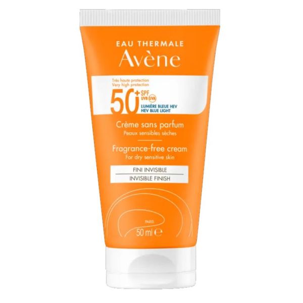 Avène crème solaire sans parfum SPF50+ 50 ml