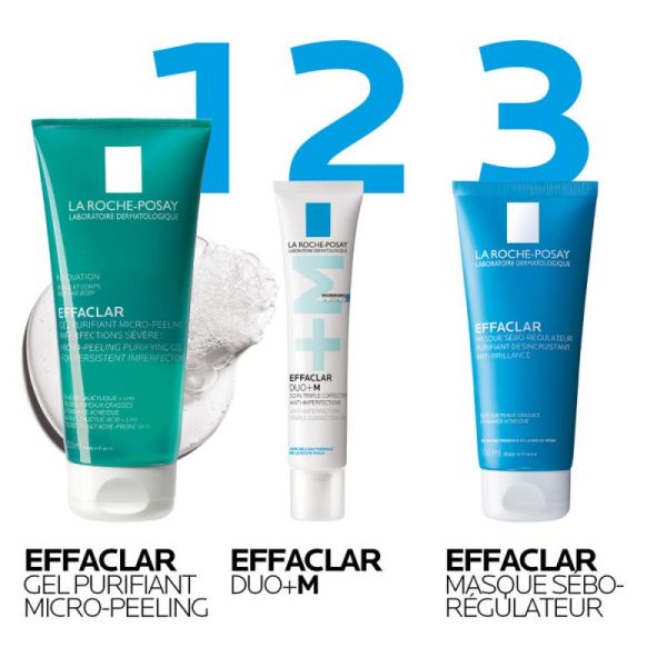 Roche Posay Effaclar gel micropeeling anti-imperfections 200ml