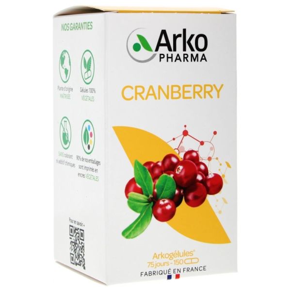 Arkogélules cranberryne 150 gélules