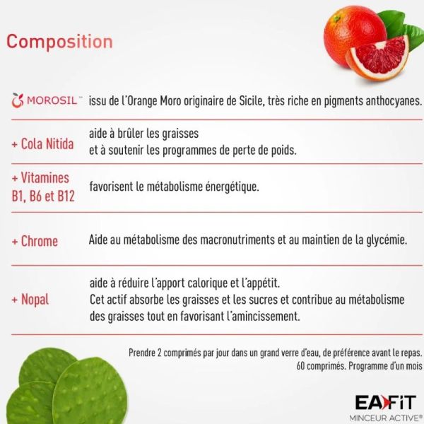Eafit Calories Stop 1200 Morosil 60 comprimés