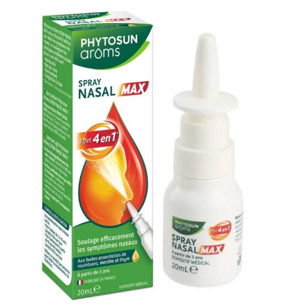 Phytosun Arôms Spray nasal Max effet 4en1 20ml