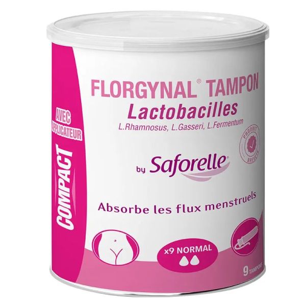 Saforelle Florgynal Tampon Applicateur Compact 9 Normal