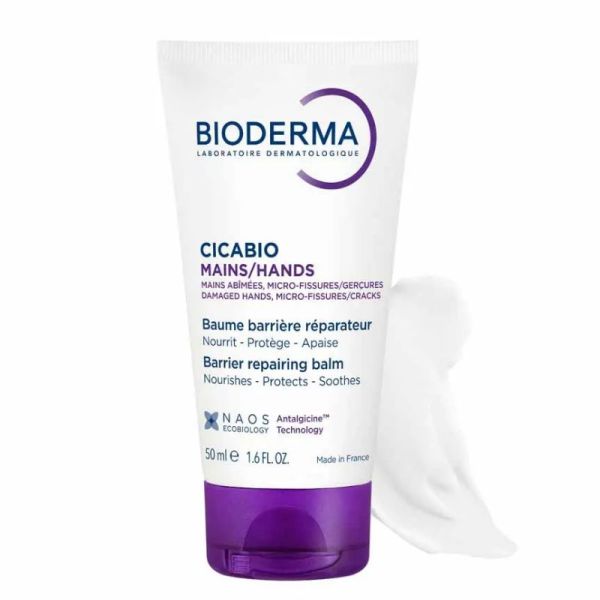 Bioderma Cicabio baume barrière réparateur mains 50ml