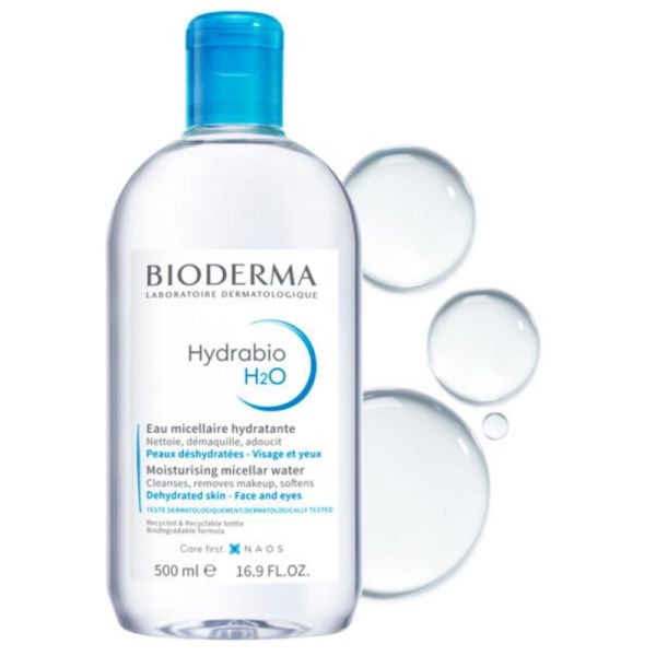 Bioderma Hydrabio H2O eau micellaire démaquillante hydratante 500ml