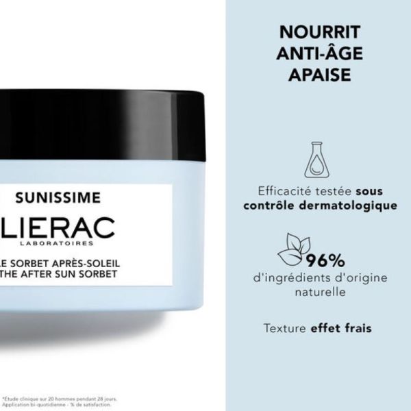 Lierac Sunissime le Sorbet après-soleil visage 50ml