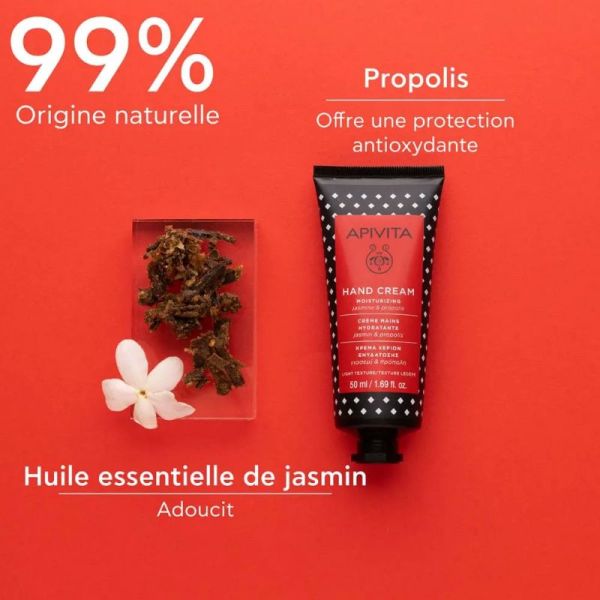 Apivita crème mains hydratante au Jasmin 50ml