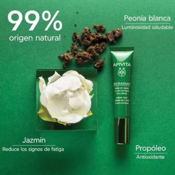 Apivita Bee Radiant crème contour des yeux anti-âge 15ml