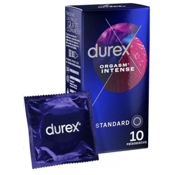 Durex Orgasm' intense 10 préservatifs