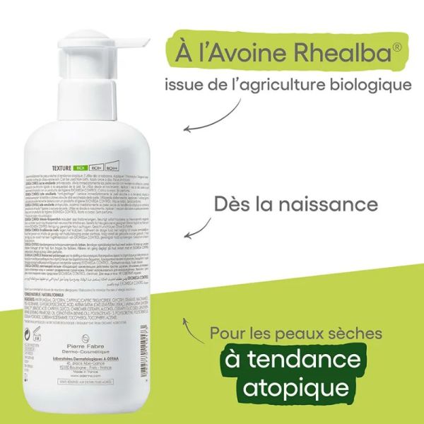 A-Derma Exomega Control lait émollient anti-grattage 400ml