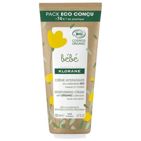 Bébé Crème Hydratante Bio 200 ml