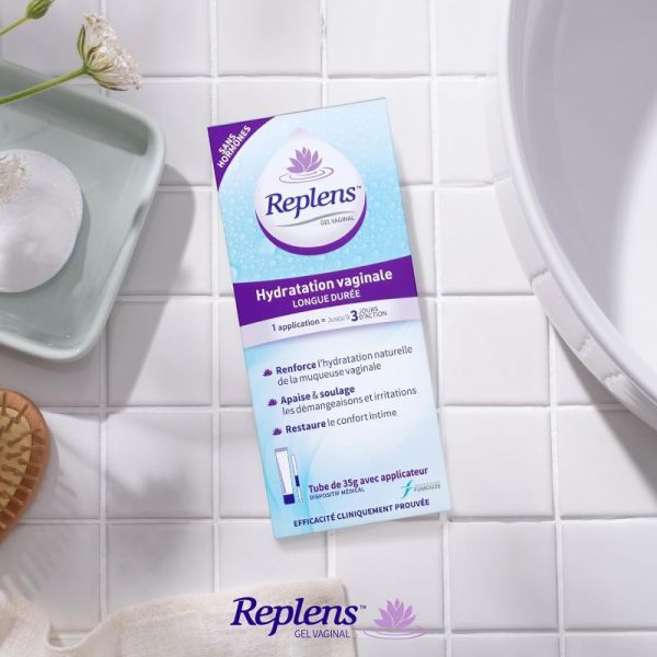 Replens gel vaginal sans hormones 35g