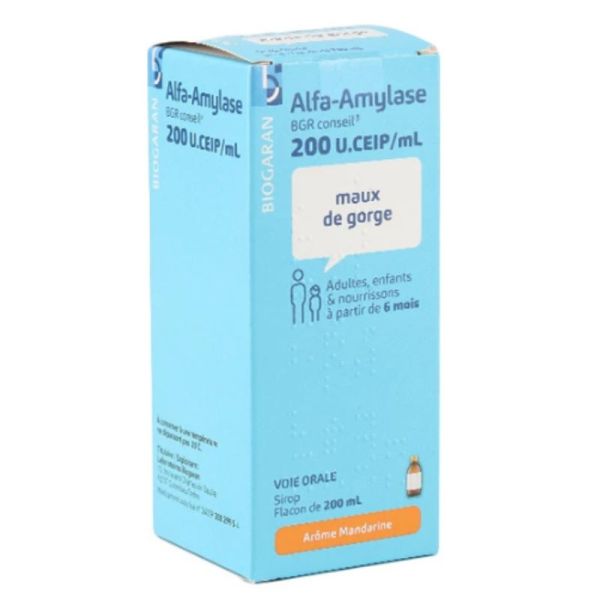 Biogaran Alfa Amylase sirop 200ml