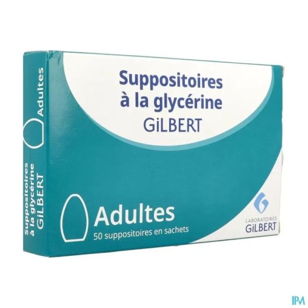 Gilbert suppositoire Glycérine Adulte 2X25 suppositoires