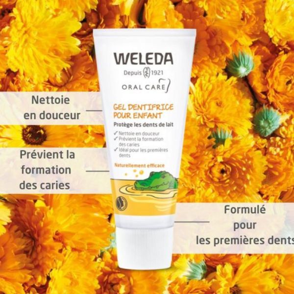 Weleda gel dentifrice pour enfant 2x50ml