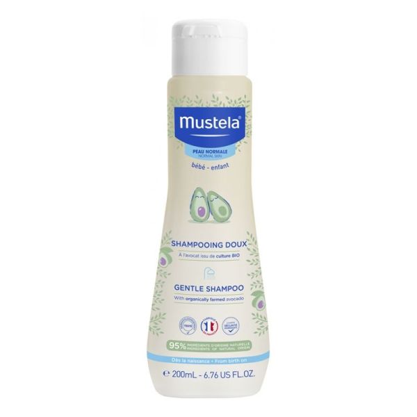 Mustela Shampooing doux avocat bio 200ml