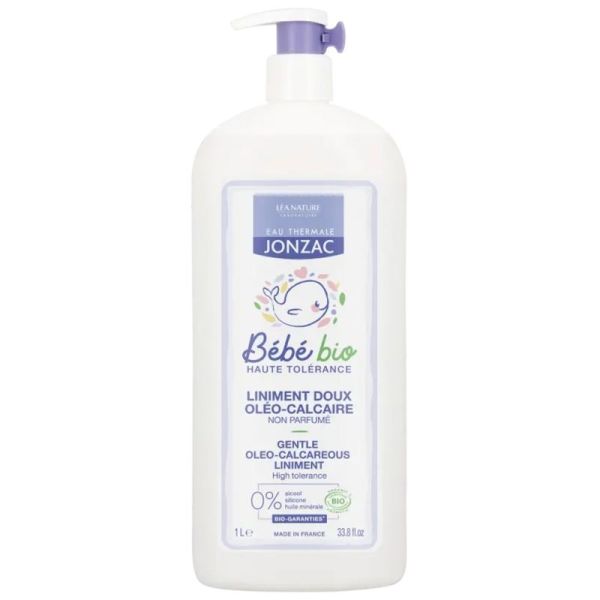 Eau Thermale Jonzac bébé bio liniment doux oléo-calcaire 1 litre