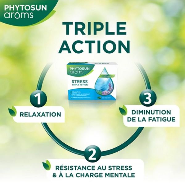 Phytosun Arôms stress triple action 30 capsules