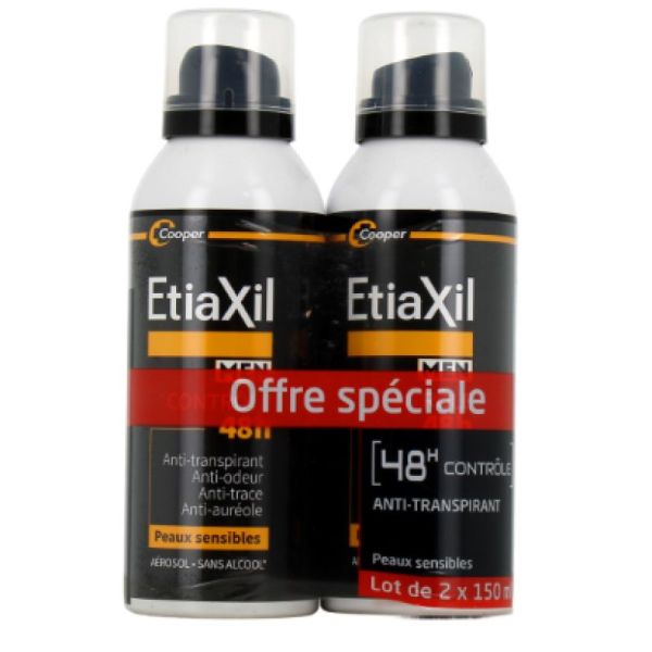Etiaxil Deo Hom 48H Aero 150Mlx2