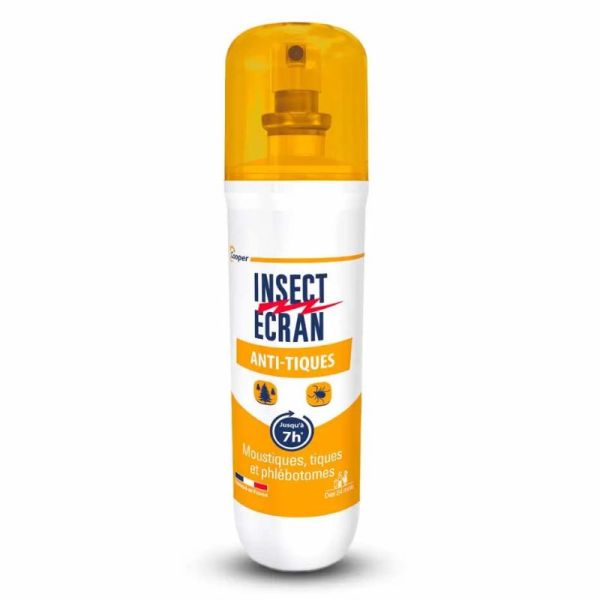 Insect Ecran Peau spray repulsif anti tiques 100ml
