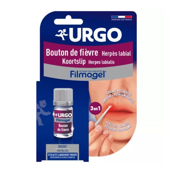 Urgo Filmogel bouton de fièvre herpès labial flacon 3 ml