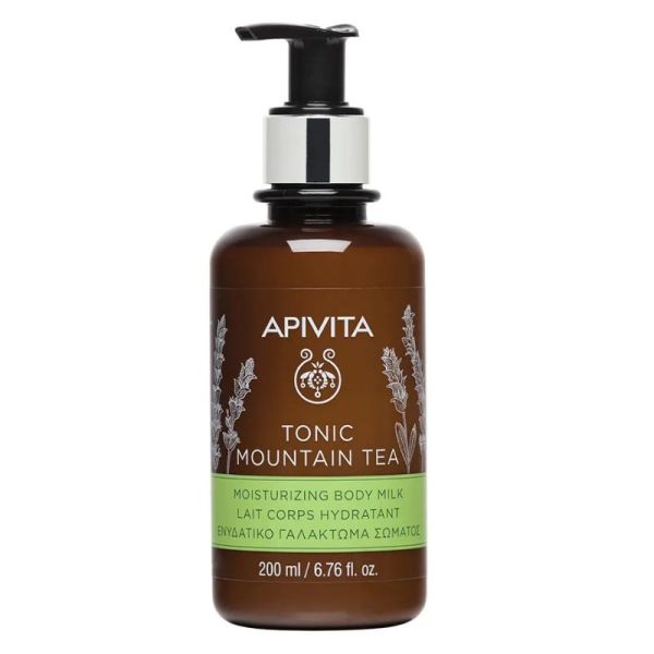 Apivita lait corps Tonic Mountain Tea Hydratant 200 ml