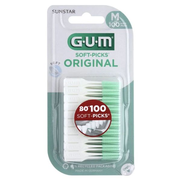 Gum Soft-Picks Brossettes Interdentaires Regular x100