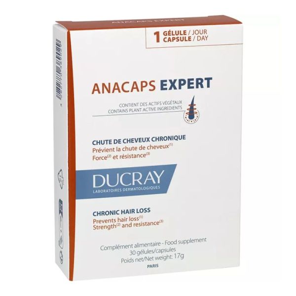 Ducray Anacaps Expert Chute de Cheveux Chronique 30 gélules