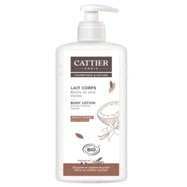 Cattier Lait Corps Adoucissant Bio 500 ml