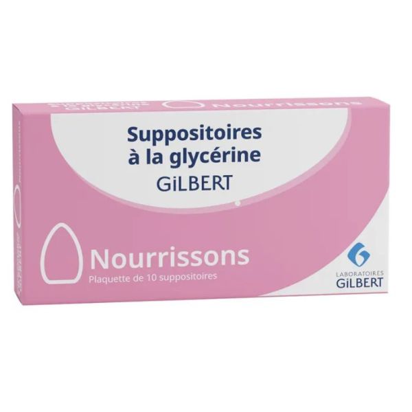 Gilbert Suppositoire glycérine nourrisson10 suppositoires