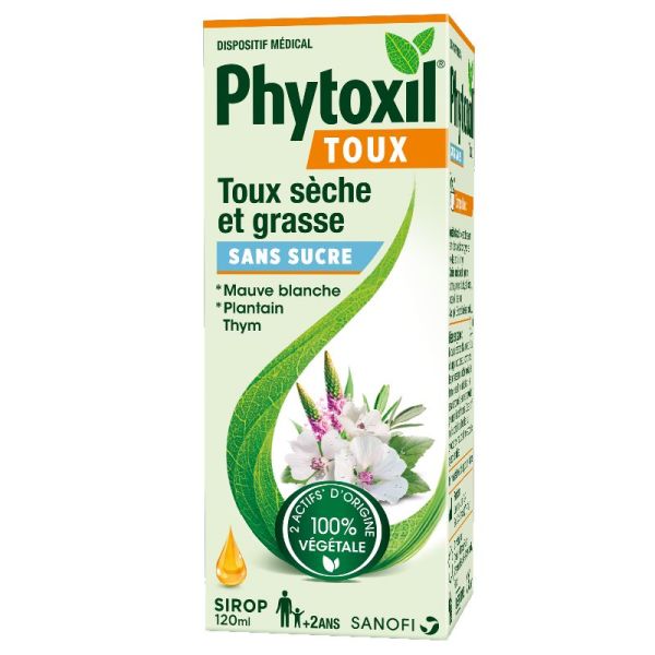 Phytoxil sirop sans sucre 120 ml