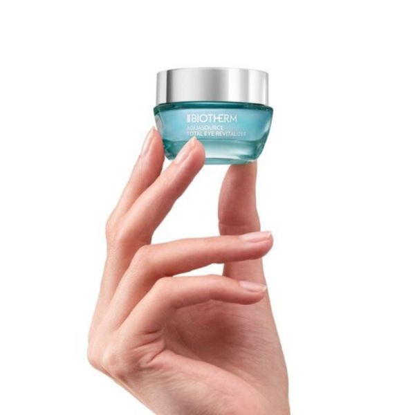 Biotherm Aquasource Total Eye Revitalizer gel crème contour des yeux à la caféine 15ml