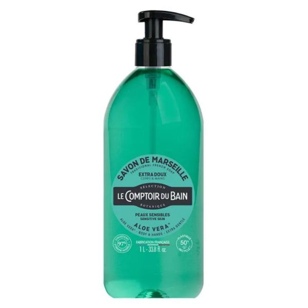 Le Comptoir du Bain savonl iquide Aloé Vera 1 litre