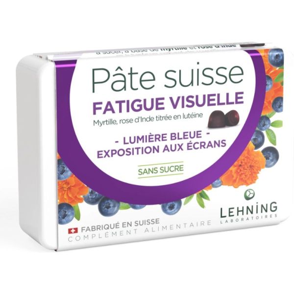 Lehning Pâte suisse fatigue visuelle 40 gommes