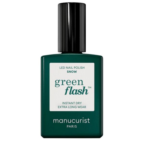 Manucurist Green Flash vernis semi permanent Snow 15ml