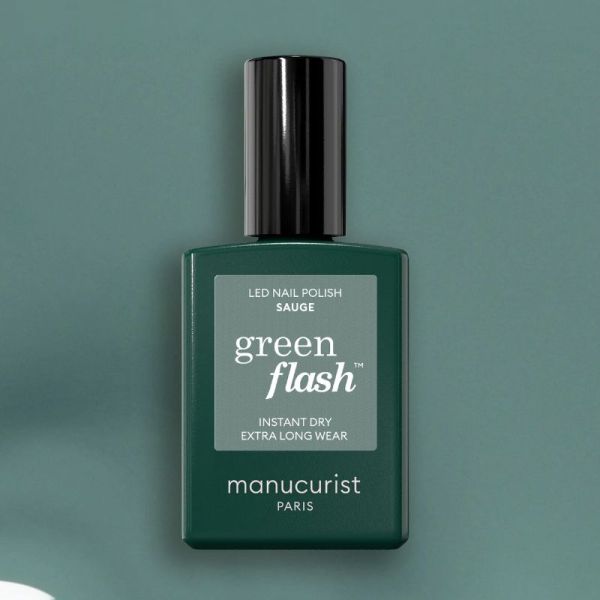 Manucurist Green Flash Vernis semi permanent Sauge 15ml
