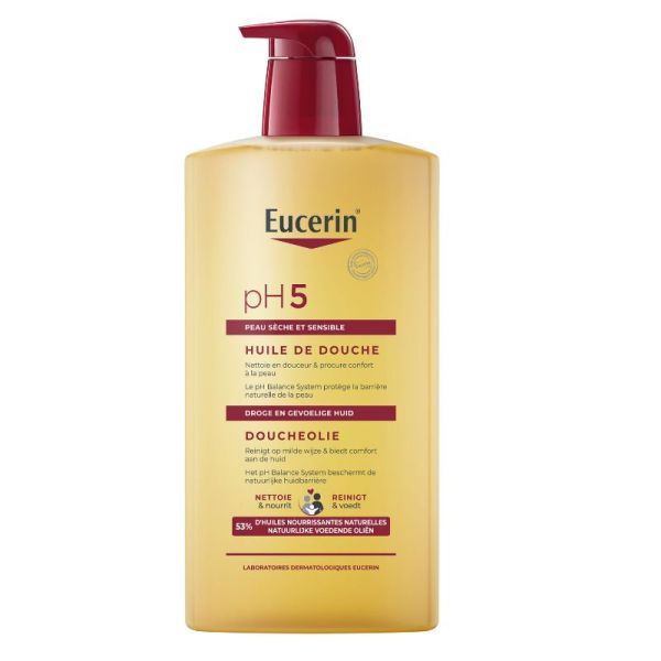 Eucerin pH5 huile douche peaux sèches 1000 ml