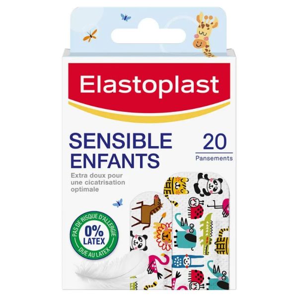 Elastoplast enfants Sensible 20 Pansements 2 Formats