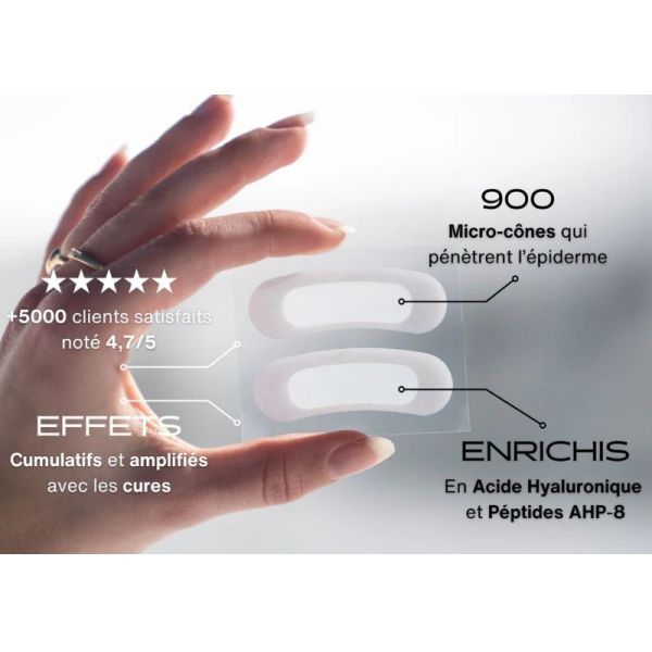 Goodlifescience patch anti-âge - 900 micro-cônes 2 patchs