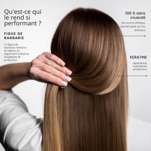 RoseBaie Shampoing Kératine et huile de figue barbarie 500ml
