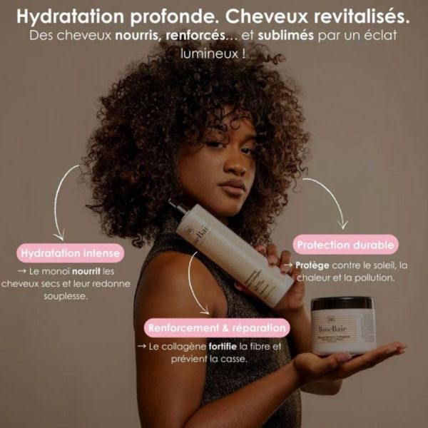RoseBaie masque Monoï & collagène protection & revitalisation 500ml