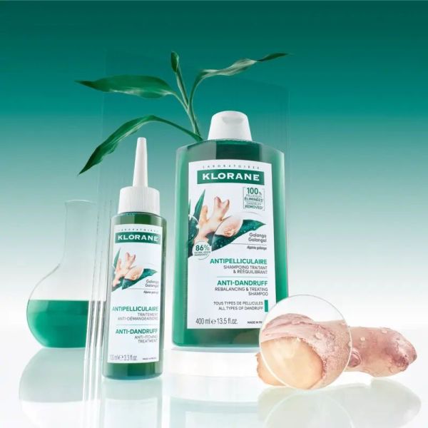 Klorane shampoing Galanga Antipelliculaire rééquilibrant 400ml
